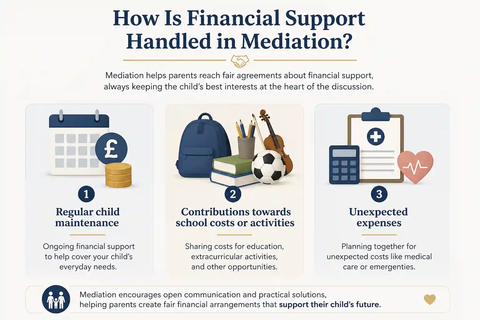 How Is Financial Support Handled in Mediation Mansfield